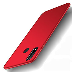 Handyhülle Hülle Hartschalen Kunststoff Schutzhülle Tasche Matt M01 für Huawei Y8s Rot