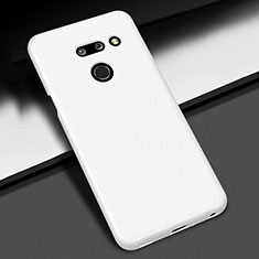 Handyhülle Hülle Hartschalen Kunststoff Schutzhülle Tasche Matt M01 für LG G8 ThinQ Weiß