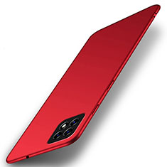 Handyhülle Hülle Hartschalen Kunststoff Schutzhülle Tasche Matt M01 für Oppo A53 5G Rot