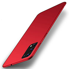Handyhülle Hülle Hartschalen Kunststoff Schutzhülle Tasche Matt M01 für Realme Q2 Pro 5G Rot
