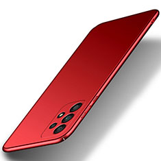 Handyhülle Hülle Hartschalen Kunststoff Schutzhülle Tasche Matt M01 für Samsung Galaxy A23 5G Rot