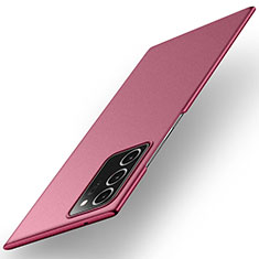 Handyhülle Hülle Hartschalen Kunststoff Schutzhülle Tasche Matt M01 für Samsung Galaxy Note 20 Ultra 5G Rot