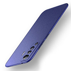 Handyhülle Hülle Hartschalen Kunststoff Schutzhülle Tasche Matt M01 für Vivo X50 5G Blau