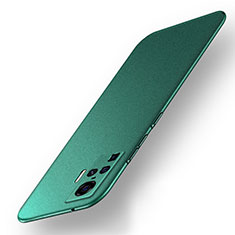 Handyhülle Hülle Hartschalen Kunststoff Schutzhülle Tasche Matt M01 für Vivo X50 Pro 5G Grün