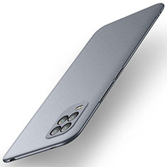 Handyhülle Hülle Hartschalen Kunststoff Schutzhülle Tasche Matt M01 für Xiaomi Mi 10 Lite Grau