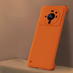 Handyhülle Hülle Hartschalen Kunststoff Schutzhülle Tasche Matt M01 für Xiaomi Mi 12 Ultra 5G Orange
