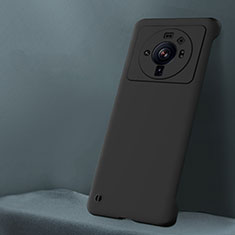 Handyhülle Hülle Hartschalen Kunststoff Schutzhülle Tasche Matt M01 für Xiaomi Mi 12 Ultra 5G Schwarz
