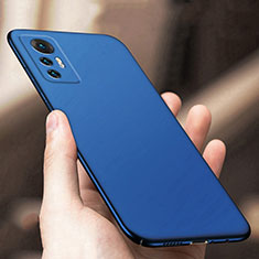 Handyhülle Hülle Hartschalen Kunststoff Schutzhülle Tasche Matt M01 für Xiaomi Mi 12X 5G Blau