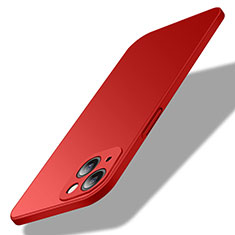 Handyhülle Hülle Hartschalen Kunststoff Schutzhülle Tasche Matt M02 für Apple iPhone 13 Mini Rot