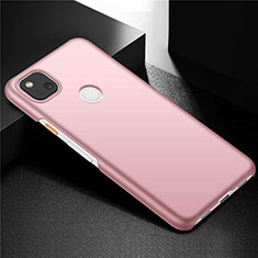 Handyhülle Hülle Hartschalen Kunststoff Schutzhülle Tasche Matt M02 für Google Pixel 4a Rosegold