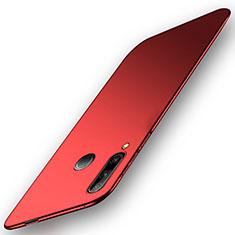 Handyhülle Hülle Hartschalen Kunststoff Schutzhülle Tasche Matt M02 für Huawei Enjoy 10 Plus Rot