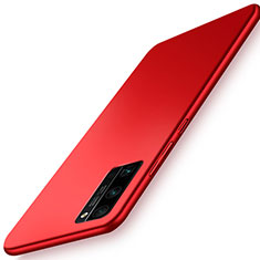 Handyhülle Hülle Hartschalen Kunststoff Schutzhülle Tasche Matt M02 für Huawei Honor 30 Pro+ Plus Rot
