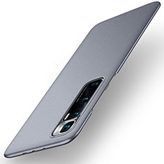 Handyhülle Hülle Hartschalen Kunststoff Schutzhülle Tasche Matt M02 für Xiaomi Mi 10 Ultra Grau