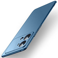 Handyhülle Hülle Hartschalen Kunststoff Schutzhülle Tasche Matt M03 für Vivo iQOO 9 5G Blau