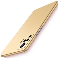 Handyhülle Hülle Hartschalen Kunststoff Schutzhülle Tasche Matt M03 für Vivo X51 5G Gold