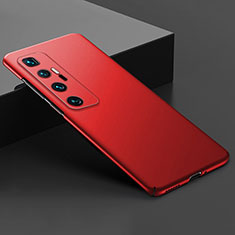 Handyhülle Hülle Hartschalen Kunststoff Schutzhülle Tasche Matt M03 für Xiaomi Mi 10 Ultra Rot