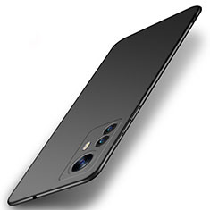 Handyhülle Hülle Hartschalen Kunststoff Schutzhülle Tasche Matt M03 für Xiaomi Mi 12 5G Schwarz