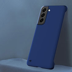 Handyhülle Hülle Hartschalen Kunststoff Schutzhülle Tasche Matt M04 für Samsung Galaxy S22 Plus 5G Blau