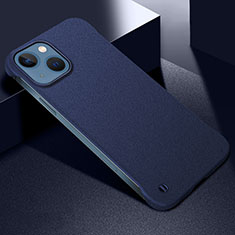 Handyhülle Hülle Hartschalen Kunststoff Schutzhülle Tasche Matt M05 für Apple iPhone 14 Plus Blau