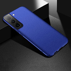 Handyhülle Hülle Hartschalen Kunststoff Schutzhülle Tasche Matt M06 für Samsung Galaxy S21 5G Blau