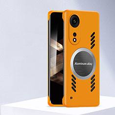 Handyhülle Hülle Hartschalen Kunststoff Schutzhülle Tasche Matt mit Mag-Safe Magnetic Magnetisch für Huawei Honor X5 Plus Orange