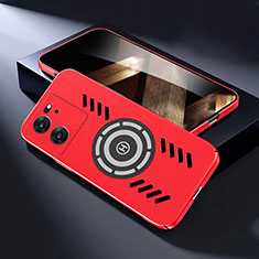 Handyhülle Hülle Hartschalen Kunststoff Schutzhülle Tasche Matt mit Mag-Safe Magnetic Magnetisch für Xiaomi Mi 13T 5G Rot