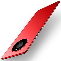 Handyhülle Hülle Hartschalen Kunststoff Schutzhülle Tasche Matt P01 für Huawei Mate 40E Pro 5G Rot