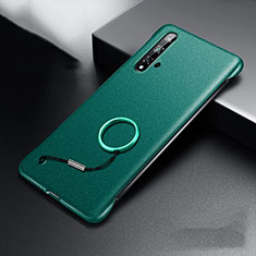 Handyhülle Hülle Hartschalen Kunststoff Schutzhülle Tasche Matt P01 für Huawei Nova 5 Pro Grün