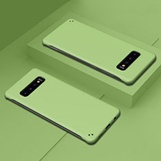 Handyhülle Hülle Hartschalen Kunststoff Schutzhülle Tasche Matt P01 für Samsung Galaxy S10 5G Grün