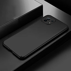 Handyhülle Hülle Hartschalen Kunststoff Schutzhülle Tasche Matt P01 für Xiaomi Mi 11 5G Schwarz