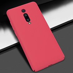 Handyhülle Hülle Hartschalen Kunststoff Schutzhülle Tasche Matt P01 für Xiaomi Mi 9T Pro Rot