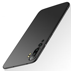 Handyhülle Hülle Hartschalen Kunststoff Schutzhülle Tasche Matt P01 für Xiaomi Mi Note 10 Pro Schwarz