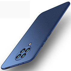 Handyhülle Hülle Hartschalen Kunststoff Schutzhülle Tasche Matt P01 für Xiaomi Poco F2 Pro Blau