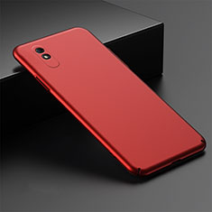 Handyhülle Hülle Hartschalen Kunststoff Schutzhülle Tasche Matt P01 für Xiaomi Redmi 9A Rot