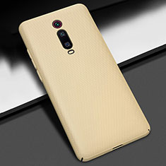 Handyhülle Hülle Hartschalen Kunststoff Schutzhülle Tasche Matt P01 für Xiaomi Redmi K20 Gold