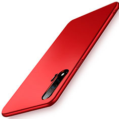 Handyhülle Hülle Hartschalen Kunststoff Schutzhülle Tasche Matt P02 für Huawei Nova 6 5G Rot