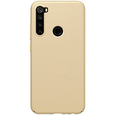 Handyhülle Hülle Hartschalen Kunststoff Schutzhülle Tasche Matt P02 für Xiaomi Redmi Note 8 Gold