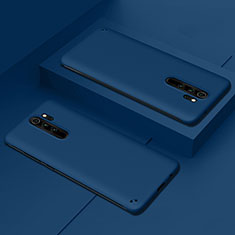 Handyhülle Hülle Hartschalen Kunststoff Schutzhülle Tasche Matt P02 für Xiaomi Redmi Note 8 Pro Blau
