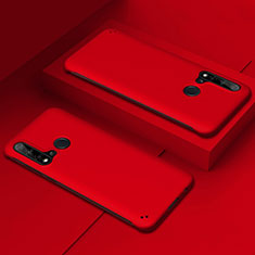 Handyhülle Hülle Hartschalen Kunststoff Schutzhülle Tasche Matt P03 für Huawei P20 Lite (2019) Rot