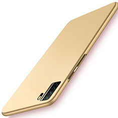 Handyhülle Hülle Hartschalen Kunststoff Schutzhülle Tasche Matt P03 für Huawei P40 Lite 5G Gold
