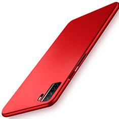 Handyhülle Hülle Hartschalen Kunststoff Schutzhülle Tasche Matt P03 für Huawei P40 Lite 5G Rot