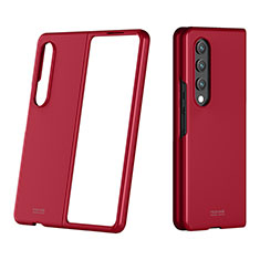 Handyhülle Hülle Hartschalen Kunststoff Schutzhülle Tasche Matt P03 für Samsung Galaxy Z Fold3 5G Rot