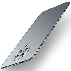 Handyhülle Hülle Hartschalen Kunststoff Schutzhülle Tasche Matt P04 für Xiaomi Redmi K30 Pro 5G Grau