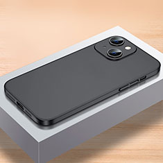 Handyhülle Hülle Hartschalen Kunststoff Schutzhülle Tasche Matt QC1 für Apple iPhone 13 Schwarz