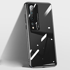 Handyhülle Hülle Hartschalen Kunststoff Schutzhülle Tasche Matt T01 für Xiaomi Mi 10 Pro Schwarz