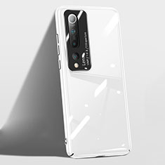 Handyhülle Hülle Hartschalen Kunststoff Schutzhülle Tasche Matt T01 für Xiaomi Mi 10 Pro Weiß