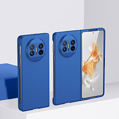 Handyhülle Hülle Hartschalen Kunststoff Schutzhülle Tasche Matt Vorder und Rückseite 360 Grad Ganzkörper BH1 für Huawei Mate X3 Blau