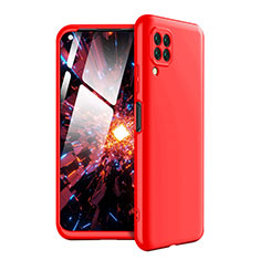 Handyhülle Hülle Hartschalen Kunststoff Schutzhülle Tasche Matt Vorder und Rückseite 360 Grad Ganzkörper für Huawei Nova 7i Rot