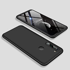 Handyhülle Hülle Hartschalen Kunststoff Schutzhülle Tasche Matt Vorder und Rückseite 360 Grad Ganzkörper M01 für Xiaomi Redmi Note 8 Schwarz