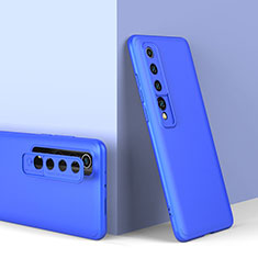 Handyhülle Hülle Hartschalen Kunststoff Schutzhülle Tasche Matt Vorder und Rückseite 360 Grad Ganzkörper P01 für Xiaomi Mi 10 Blau